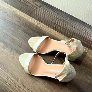 Sparkly Ankle Strap Heels